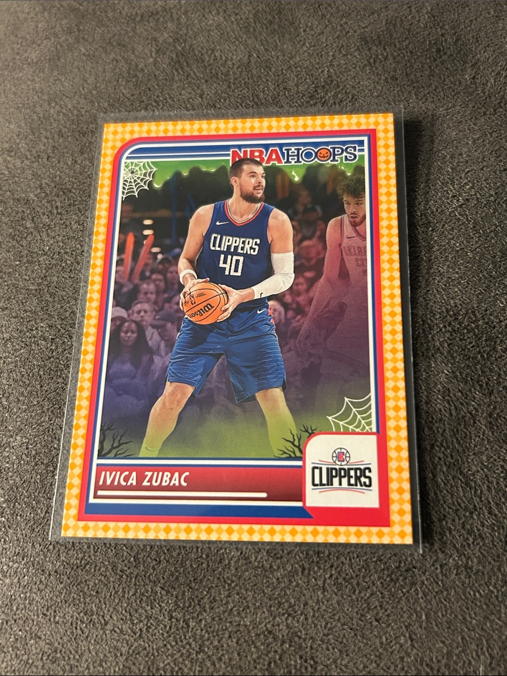 Panini NBA Hoops Ivica Zubac Card - Purple/Green/White